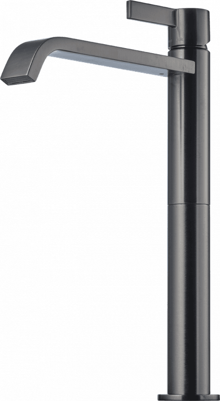 Tapwell ARM081 Servantbatteri Brushed Black Chrome