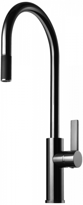 Hovedbilde Tapwell ARM185 kjøkkenbatteri Black Chrome