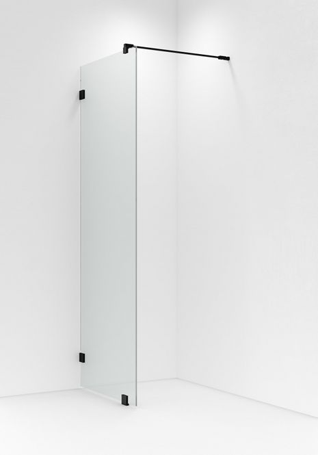 Hovedbilde VikingBad glassfelt Emil 100x200cm, sort