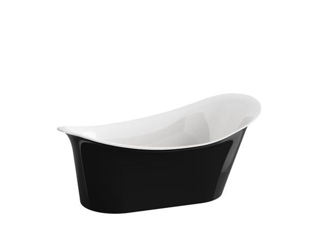 Hovedbilde VikingBad Groos Badekar, hvit & sort, 175cm