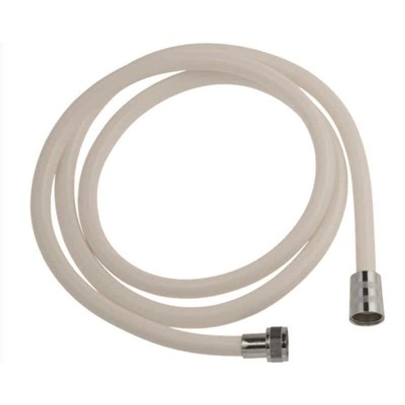 A-collection Lux dusjslange. 1.75 m hvit pvc