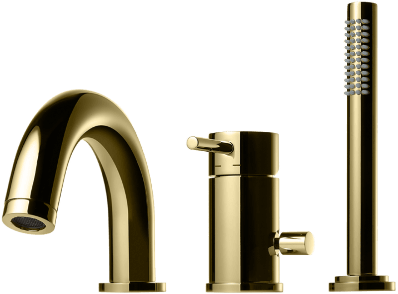 Tapwell BI047 Dusj- og badekarbatteri Honey Gold