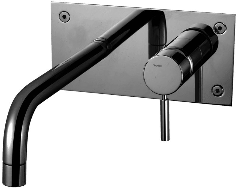 Tapwell BOX008 servantbatteri Black Chrome