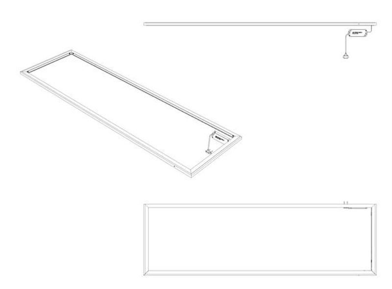 VikingBad Led lyslist u/servant 70cm