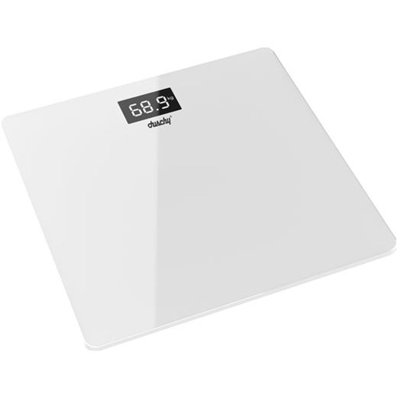 Duschy elektronisk personvekt, hvit