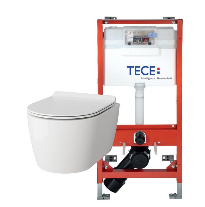 Hovedbilde Vikingbad Aida kompakt med SLIM soft close sete ...