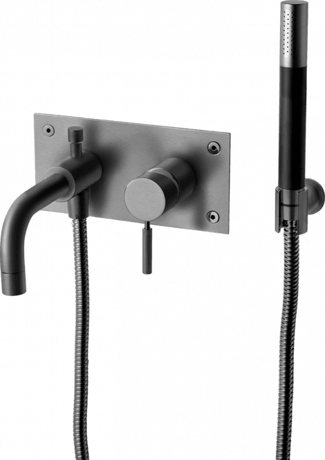 Hovedbilde Tapwell BOX026 blandebatteri Brushed Black Chrome