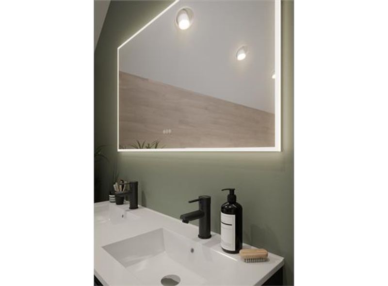 VikingBad Una 120cm Speil med LED lys