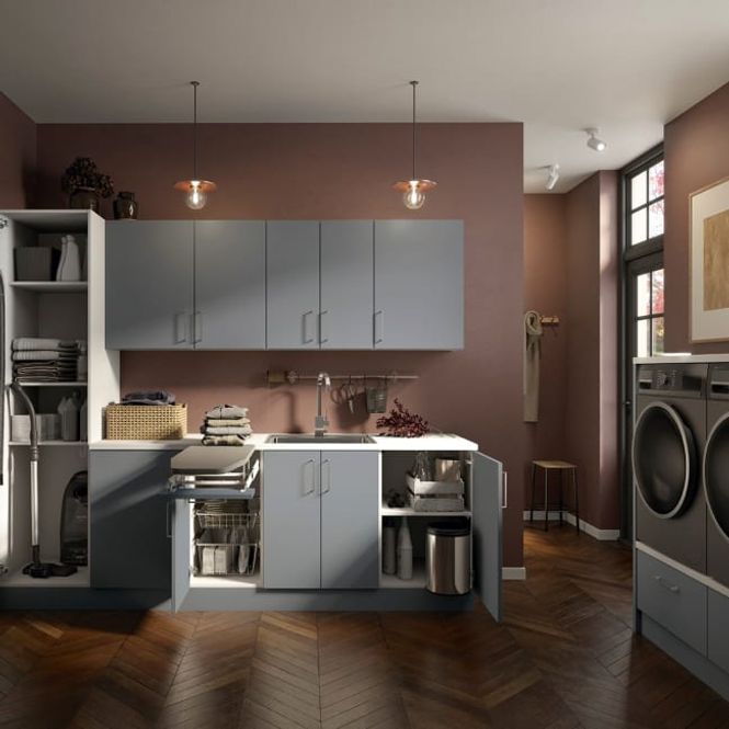 Hovedbilde Fossbad Vaskerom Miljø 250 cm m/ benkeplate - ...