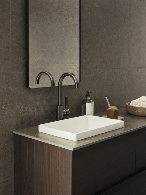 Hovedbilde Tapwell ARM078 Servantbatteri Brushed Black ...