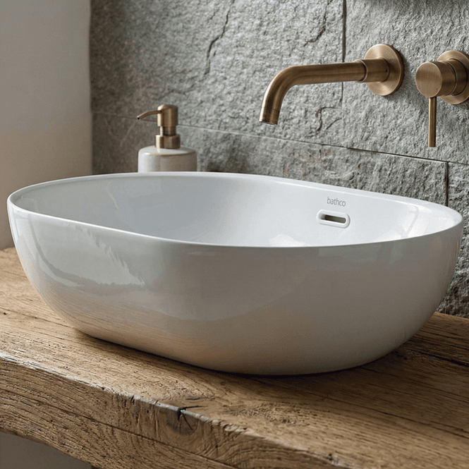 Hovedbilde Korsbakken Livorno 54 Bolleservant Hvit - 54 cm