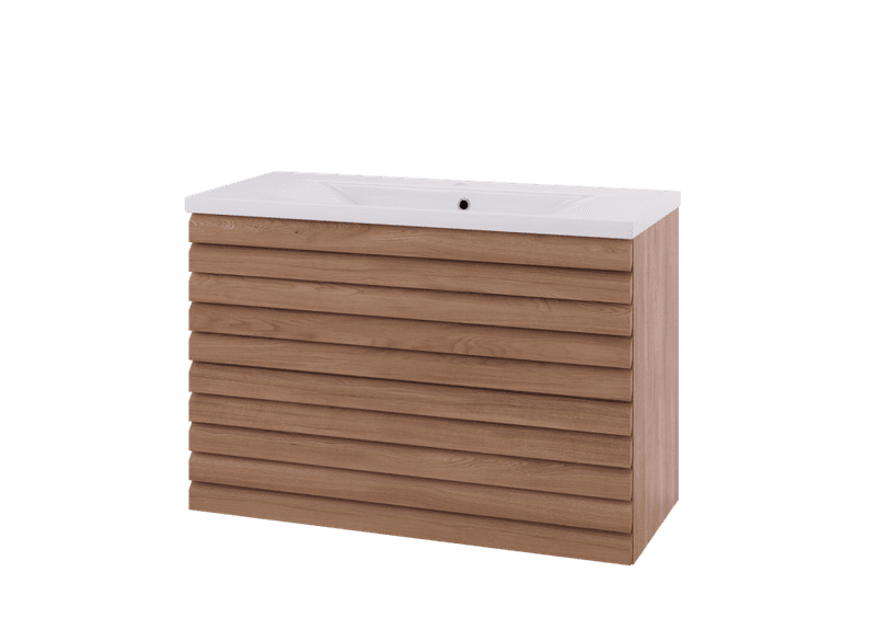 LinnBad Selma Servantskap Eikestav, 2 skuffer