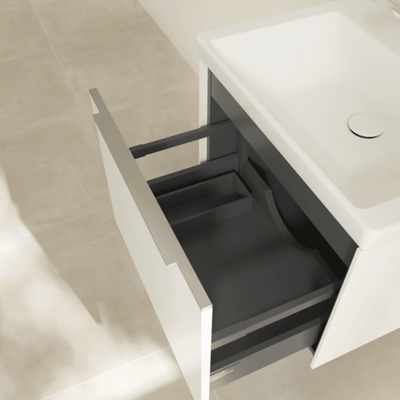 Villeroy & Boch Subway 3.0 Servantskap, m/1 skuff, Brilliant Whi