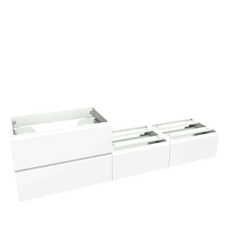 Vikingbad Servantskap fingergrep MIE SMART 200, hvit matt