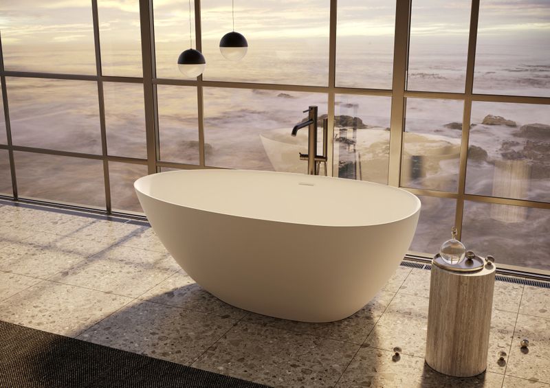 Strømberg Fermo frittstående badekar 1700x850mm