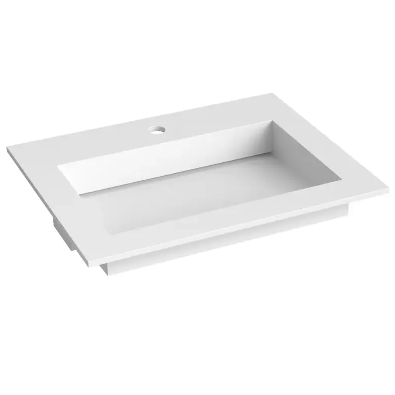 Corian servant med flat bunn