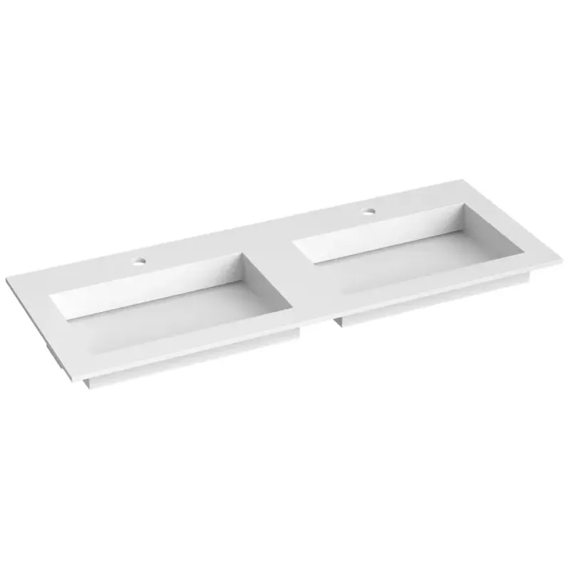 Corian servant med flat bunn