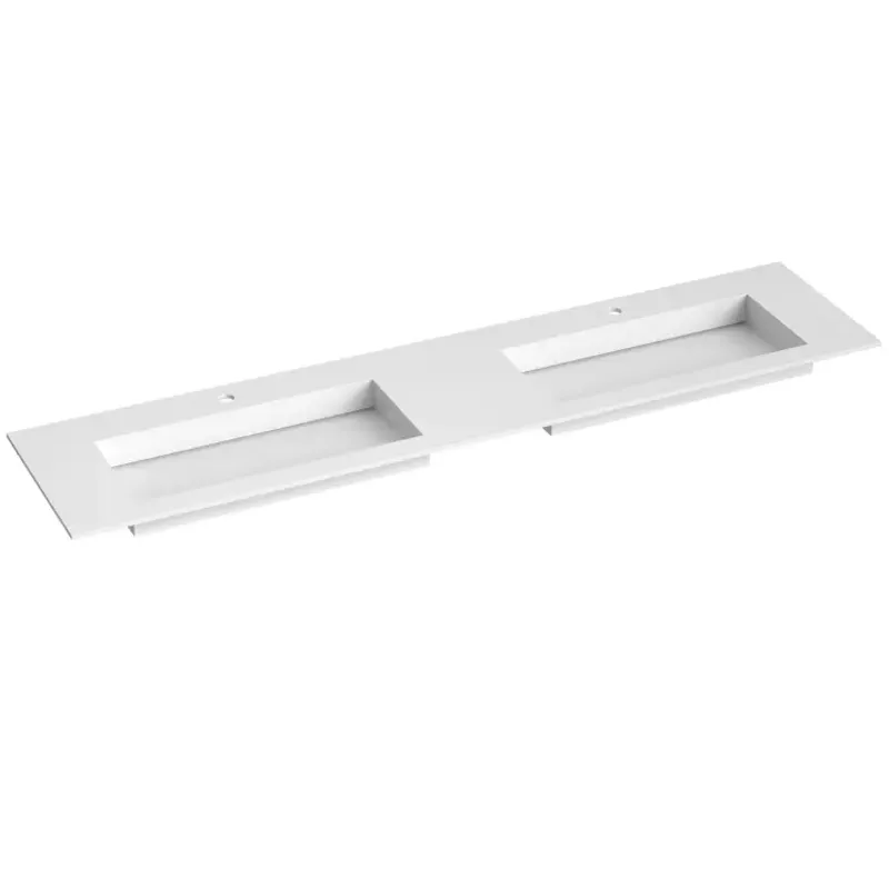 Corian servant med flat bunn