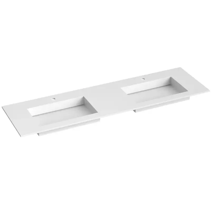 Corian servant med flat bunn