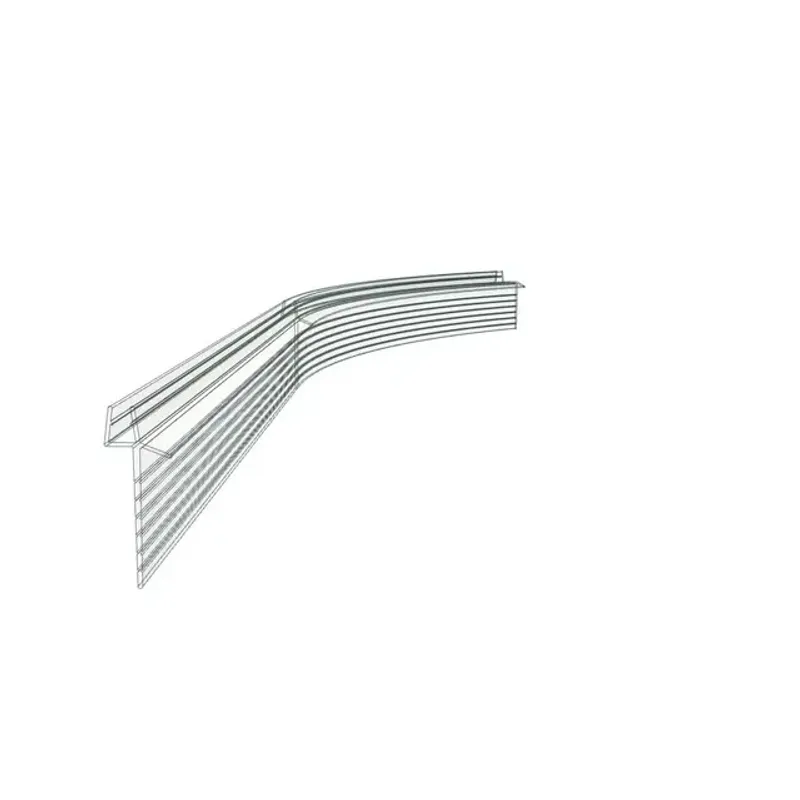 Vikingbad Subbelist LIAM buet, rivbar 100 cm – 51 mm (PVC)